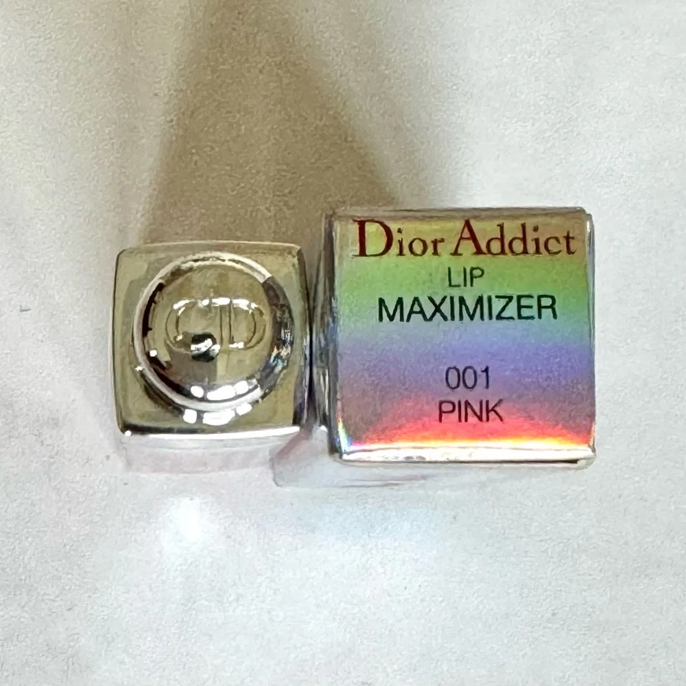 NWT Mini Dior Addict Lip Maximizer 001 Pink Plumper Sheer Plumping Lip Gloss